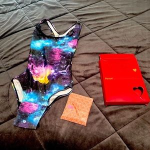 Ruby girl’s period swimsuit. Size L, never worn.